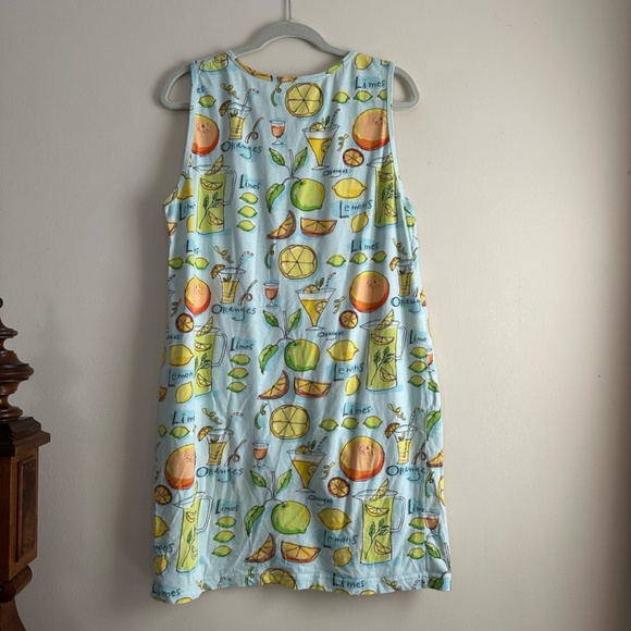 Citrus Slightly Twisted Novelty Tank Dress - Picture 5 of 6